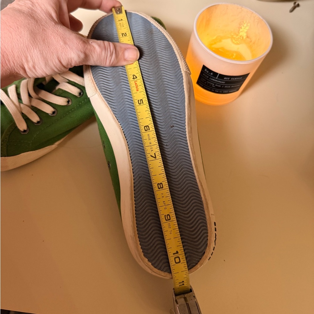 SeaVees Monterey Cactus Green Sneakers with White Accents 8.5 - Picture 11 of 12